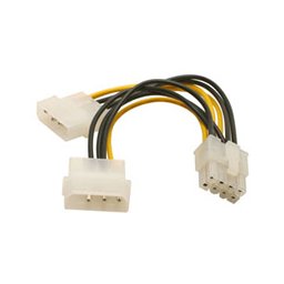 PCIe VGA tapkabel atalakito 8 pin (2 molex-rol)
