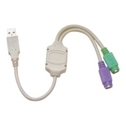 USB-PS/2 konverter (2 PS/2) aktiv