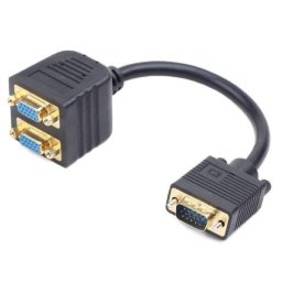 VGA Splitter Male to 2x VGA Female CC-VGAX2-20CM