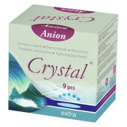 Vita Crystal Anion 10 doboz egészségügyi betét extra - 9 db
