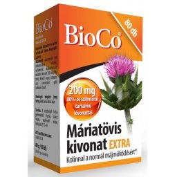 BioCo Máriatövis extra tabletta 80 db