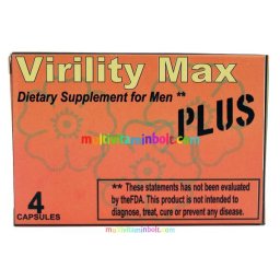 Virility Max Plus 4 db kapszula, potencianövelő, vágyfokozó Férfiaknak