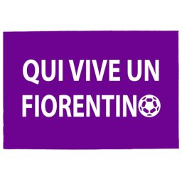 Tréfás Lábtörlő / Olasz foci Fiorentina szurkoló