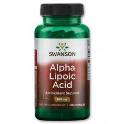 Swanson Alfa-liponsav 100mg kapszula - 120db