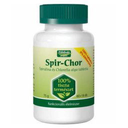 Zöldvér Spir-Chor tabletta 100%-os 60+18 db