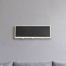 Globo Saidy LED wall lamp, width 25 cm, black, metal
