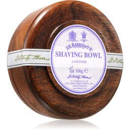 D.R. Harris Shawing Bowl Mahogany wood Shaving Soap Lavender 100 g