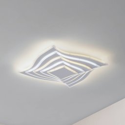 Lindby LED ceiling light Rebeka, 47x47cm, CCT, remote control