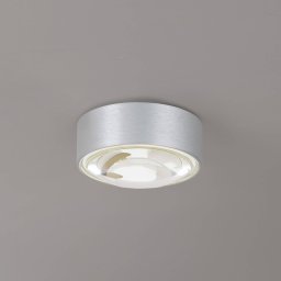 Lindby LED downlight Siaka, grey, metal, Ø 5 cm, IP65