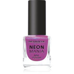 Dermacol Neon Mania Nail Polish shade 3 Purple Pulse 5 ml