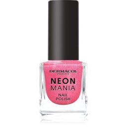 Dermacol Neon Mania Nail Polish shade 5 Bubblegum pink 5 ml