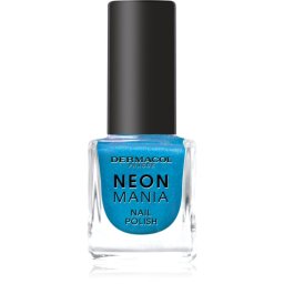 Dermacol Neon Mania Nail Polish shade 6 Azure Aqua 5 ml
