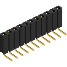 FISCHER ELEKTRONIK FIS BL 3 11G - Socket, 1-row, 1 x 11 - 2.54 mm