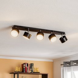 Eko-Light Ceiling spotlight Cloudy 5-bulb black