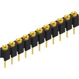 FISCHER ELEKTRONIK FIS MK 01 11G - Socket, 1-row, 1 x 11 - 2.54 mm