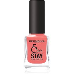 Dermacol 5 Day Stay Longlasting Nail Polish shade 60 Coral Island 11 ml