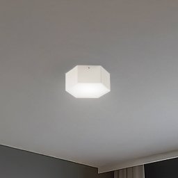 Argon Libre LED ceiling light, cream white, steel, 3,000 K