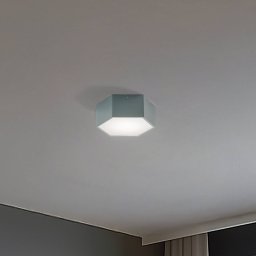 Argon Libre LED ceiling light, sage green, steel, 3,000 K