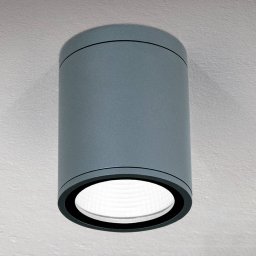 ORION Sputnik LED ceiling light IP65 Ø 9 cm anthracite