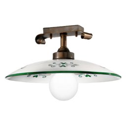 Cremasco Stylish Bassano ceiling light green