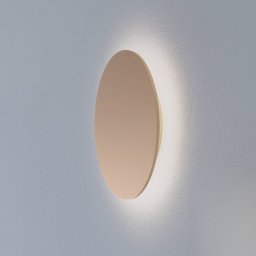 Argon Orios Plus LED wall light, gold, Ø 30 cm, steel
