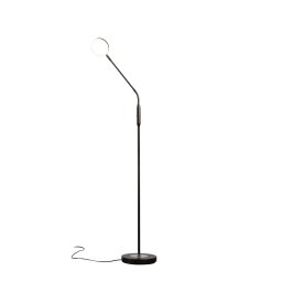 FISCHER & HONSEL Sorento LED floor lamp, sand black, height 138 cm, CCT dimmable