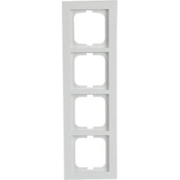 BUSCH-JAEGER BJ 1724-284 - Cover frame 4-gang, studio white - Busch-axcent®