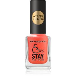 Dermacol 5 Day Stay Extreme Pearl Nail Polish with pearl shine shade 3 11 ml