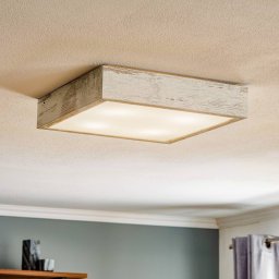 Argon Tromsö ceiling light, 40x40 cm, antique white