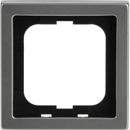 BUSCH-JAEGER BJ 1721-866K - Cover frame 1-gang, stainless steel - pure stainless steel