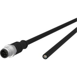 METZ CONNECT MC 142MDA10050 - Sensor cables, M12, 5-pin, plug > open end, 5 m