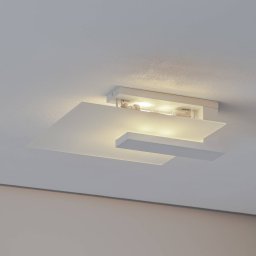 Envostar Peach Puff ceiling light with glass white