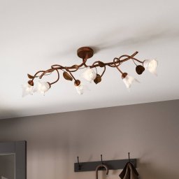 Lamkur Siena ceiling light, Florentine style, 6-bulb