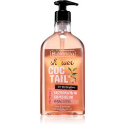 Bielenda Shower Coctail Peach + Kombucha Refreshing Shower Gel with regenerative effect 400 ml