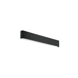 Ideallux Ideal Lux LED wall light Delta, black, W 61 cm, up/down