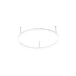 Ideallux Ideal Lux LED ceiling lamp Oracle Slim Ø 50 cm white 3,000 K