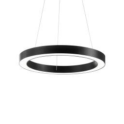 Ideallux Ideal Lux LED pendant light Oracle, Ø 60 cm, black, 3,000 K