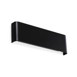 Ideallux Ideal Lux LED wall light Delta, black, W 30 cm, up/down