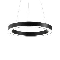 Ideallux Ideal Lux LED pendant light Oracle, Ø 70 cm, black, 3,000 K