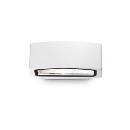 Ideallux Ideal Lux Andromeda outdoor wall lamp, white, width 22 cm, aluminium