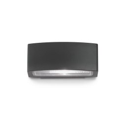 Ideallux Ideal Lux Andromeda outdoor wall lamp, black, width 22 cm, aluminium