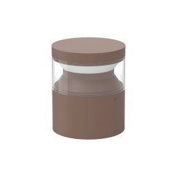 Ideallux Ideal Lux LED pedestal light Boeing, coffee brown, height 15 cm