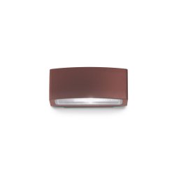 Ideallux Ideal Lux Andromeda outdoor wall lamp, coffee, width 22 cm, aluminium