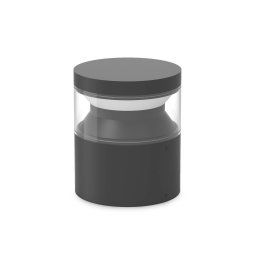 Ideallux Ideal Lux LED pedestal light Boeing, black, height 15 cm