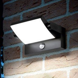 Ideallux Ideal Lux LED outdoor wall light Swipe Sensor, anthracite, IP54