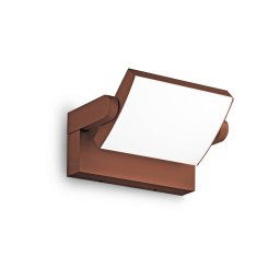 Ideallux Ideal Lux LED outdoor wall light Swipe, coffee, IP54, 3,000 K
