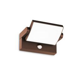 Ideallux Ideal Lux LED outdoor wall light Swipe Sensor, coffee, IP54