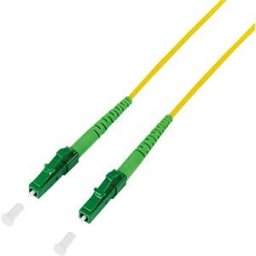 LOGILINK FPSLC02 - Fiber simplex patch cable, OS2, SM, LC/APC - LC/APC, 2 m