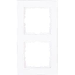 KOPP EL 07 402632005 - HK07 - 2-way cover frame, Arctic white matt