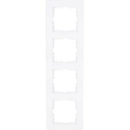KOPP EL 07 402813008 - HK07 - 4-way cover frame, Arctic white